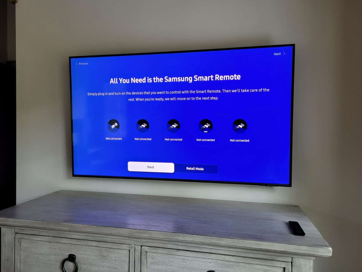 TV installation